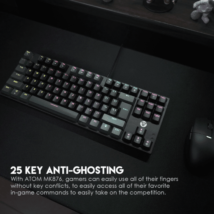 Keyboard Fantech Mechanical ATOM87 MK876v2 Black USB