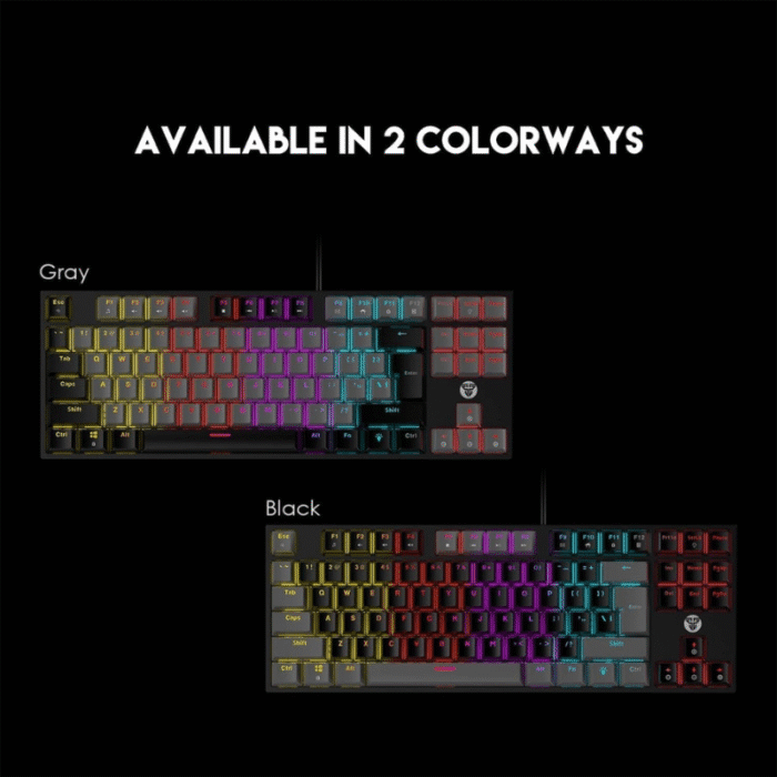 Keyboard Fantech Mechanical ATOM87 MK876v2 Grey