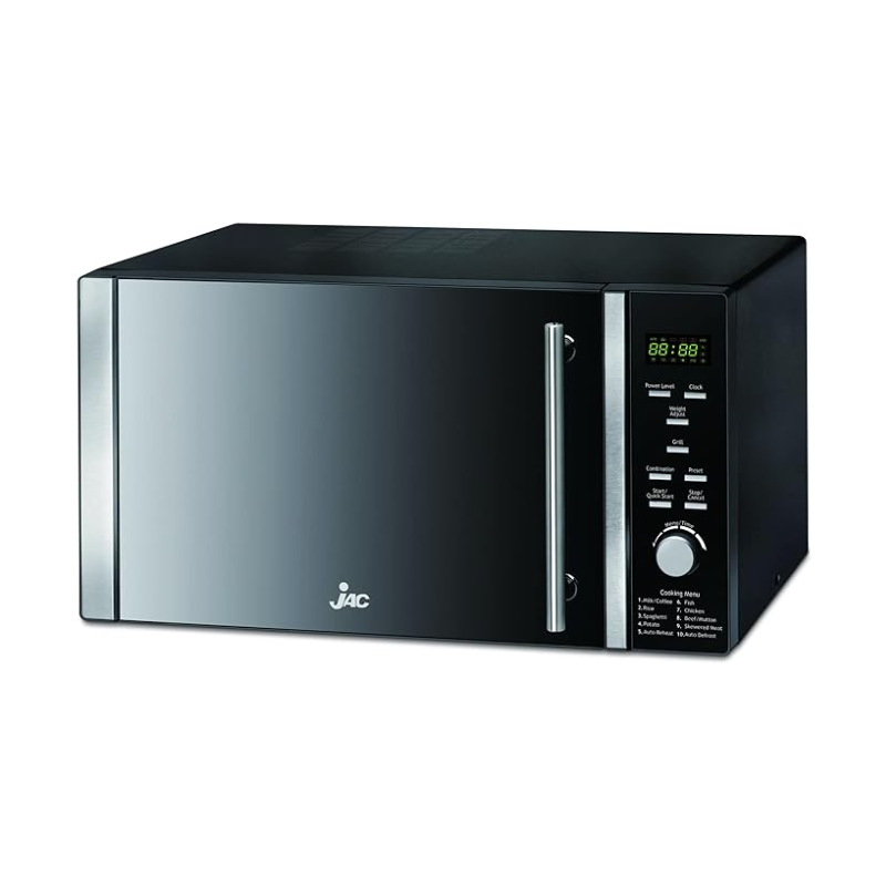 Jac 34 liter black microwave with grill- digital- NGM34M2W