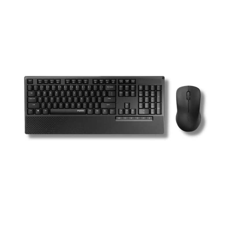 Rapoo Combo Mouse & Keyboard Wireless X1960 Black