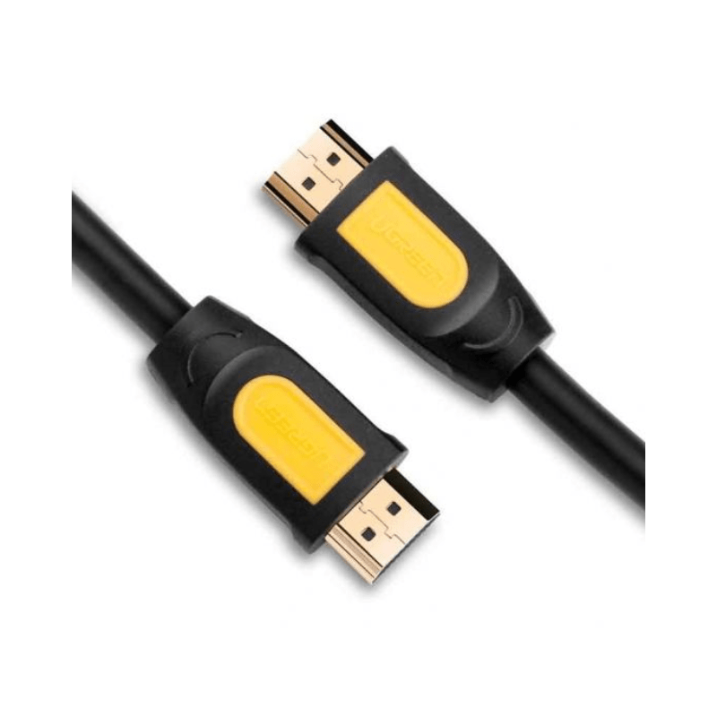UGREEN HDMI 4K Round Cable - 2M- Yellow & Black- 10129