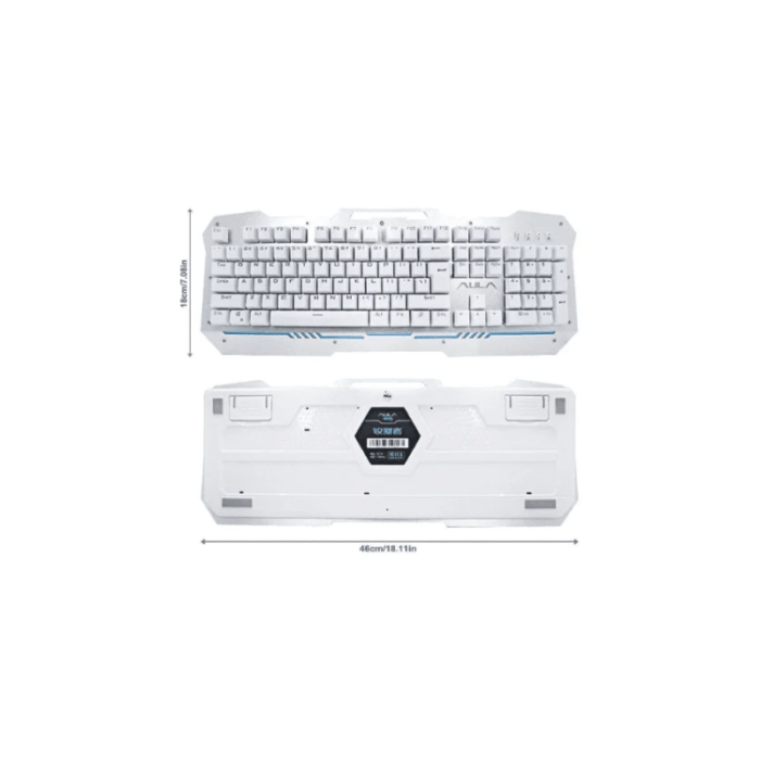 Aula F2009 White Square USB Keyboard