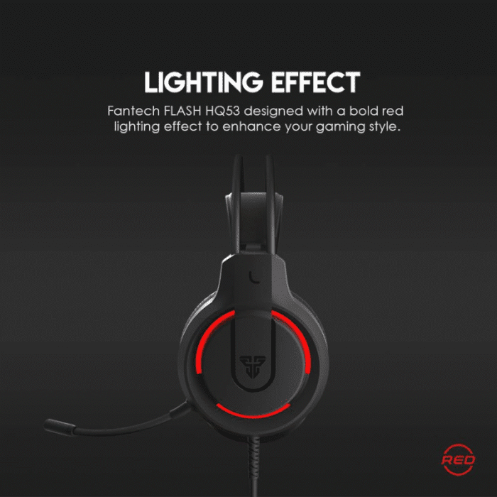 FANTECH HQ53 Flash Lightweight Wired Gaming Headset