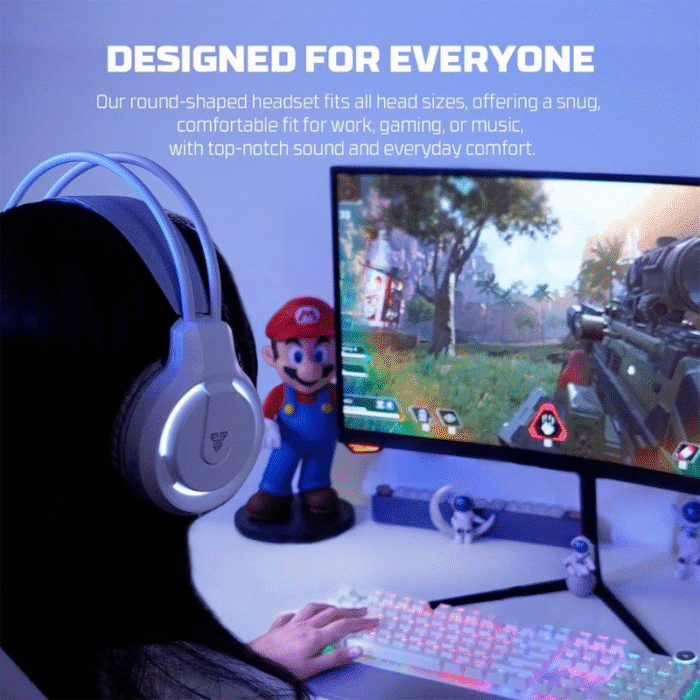 FANTECH HQ53 Flash Lightweight Wired Gaming Headset