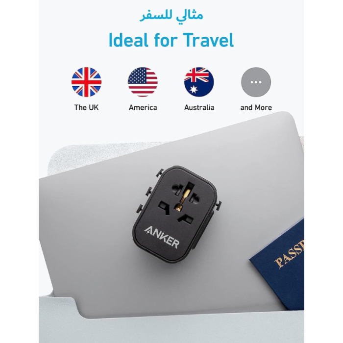 Anker Power Extendr USB-C Travel Adapter 30W Black A9212K11