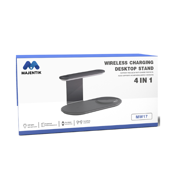 MAJENTIK Wireless Charging Desktop Stand 4 in 1 MW-17