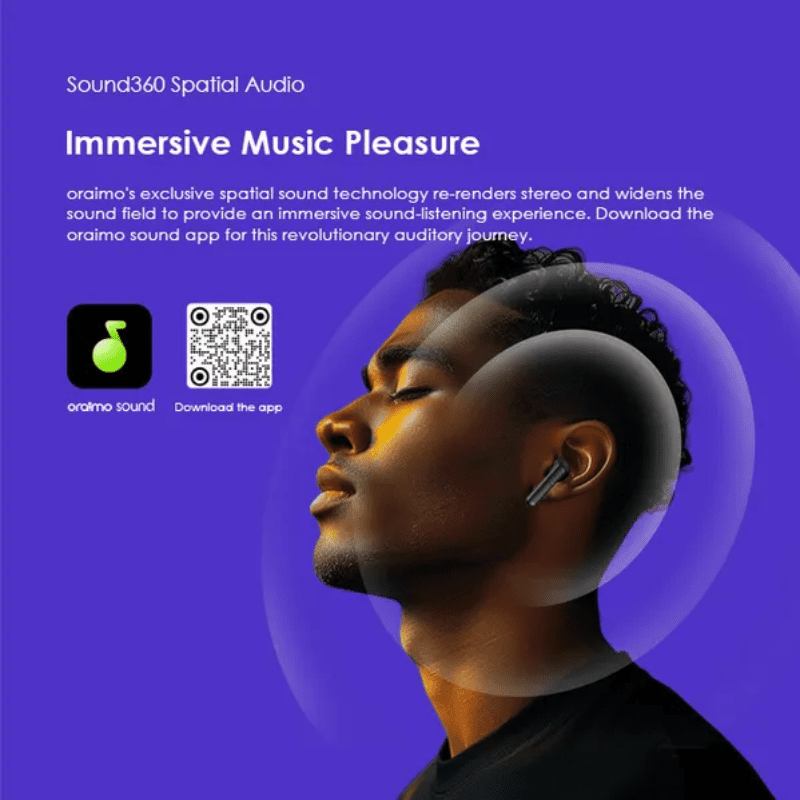 Oraimo True Wireless Earbods OTW-330S Speed Black