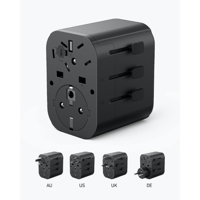 Anker Power Extendr USB-C Travel Adapter 30W Black A9212K11