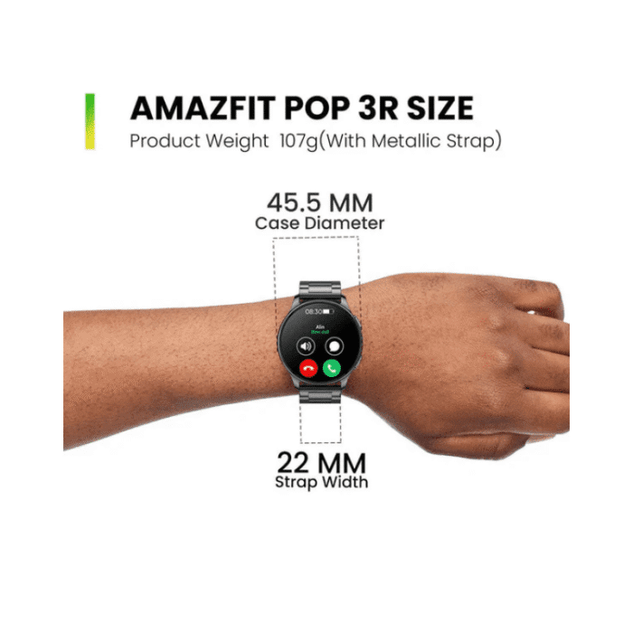 Amazfit pop 3R Silver Edition