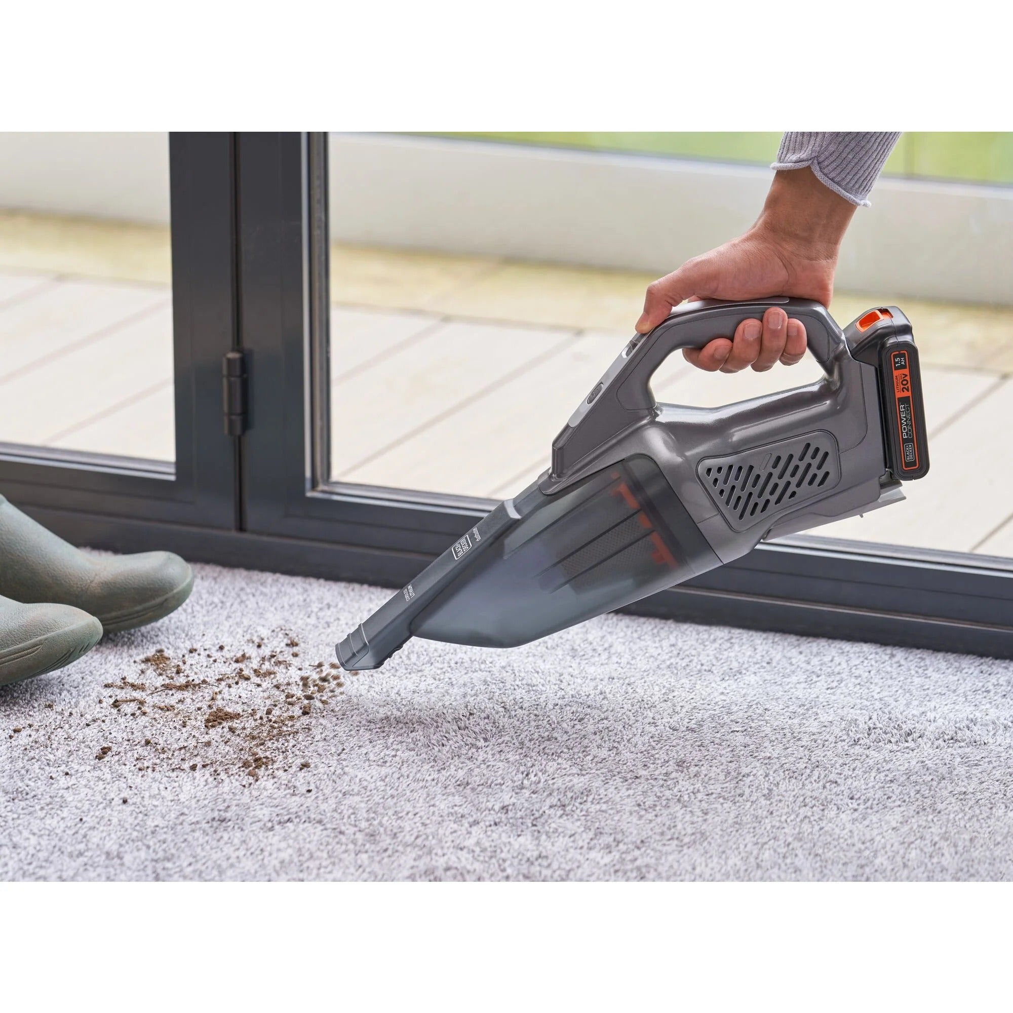 Black+Decker Cordless 18V Handheld- Dustbuster Vacuum- 45 Air Watts BCHV001B