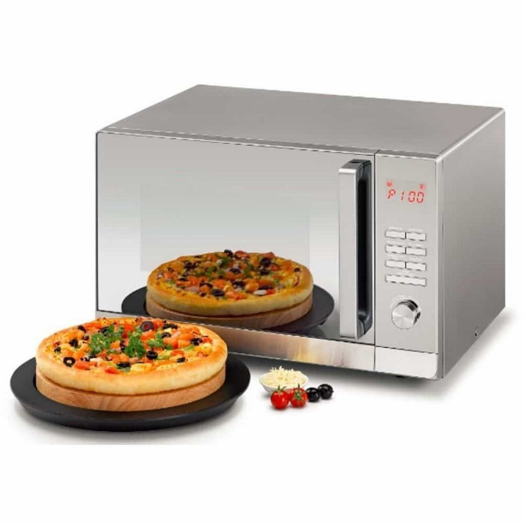 Black & Decker Microwave Oven With- Grill- 30 Liter- 900 Watt- Silver MZ30PGSS
