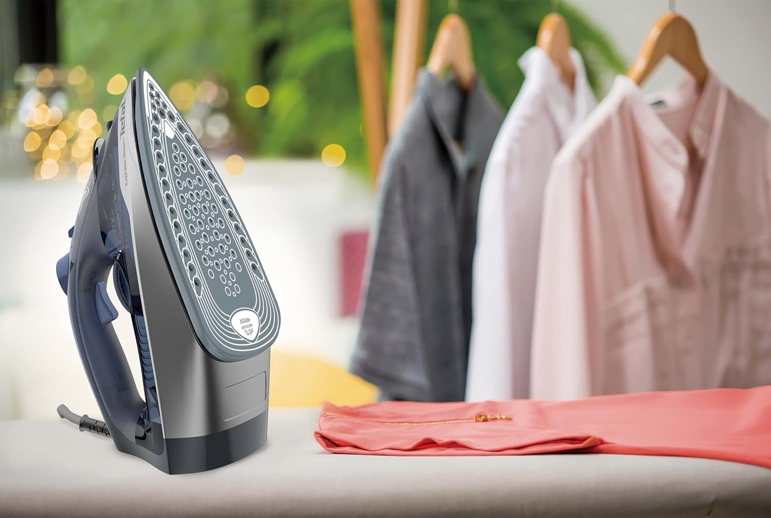 Tefal Express Steam Plus Steam Iron- 2500 Watt- Blue Salt - FV2868E2