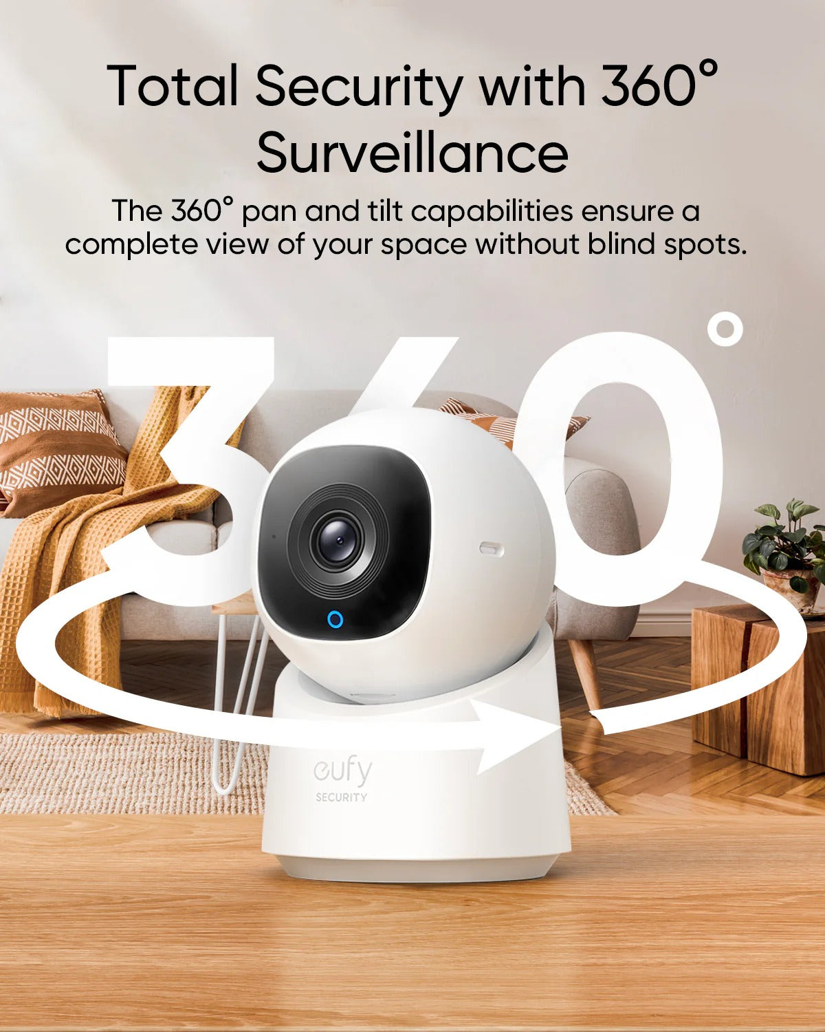 Eufy C220 InDoor Cam Pan and Tilt 2K T8W11321