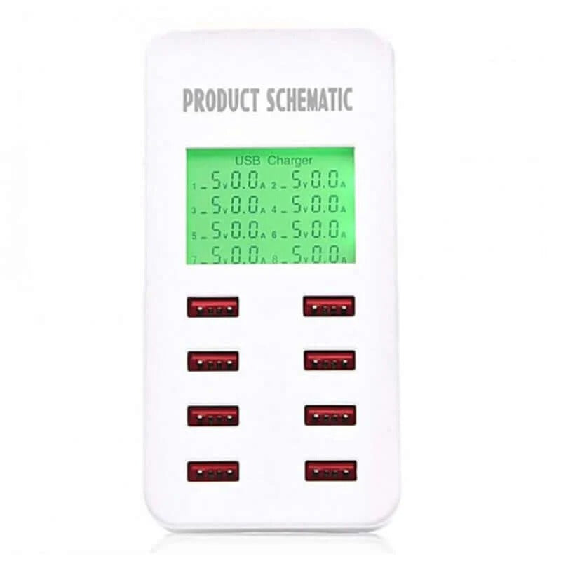 Charger Smart USB 8*1 WLX-A8B