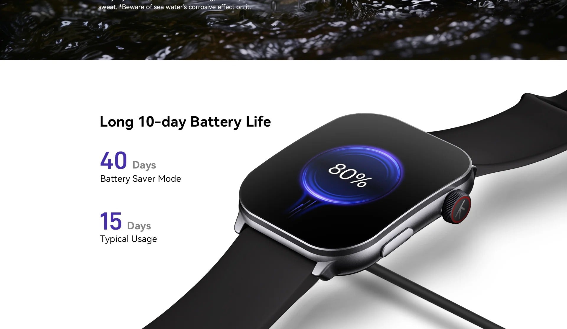 Kieslect Calling Watch Balance Black