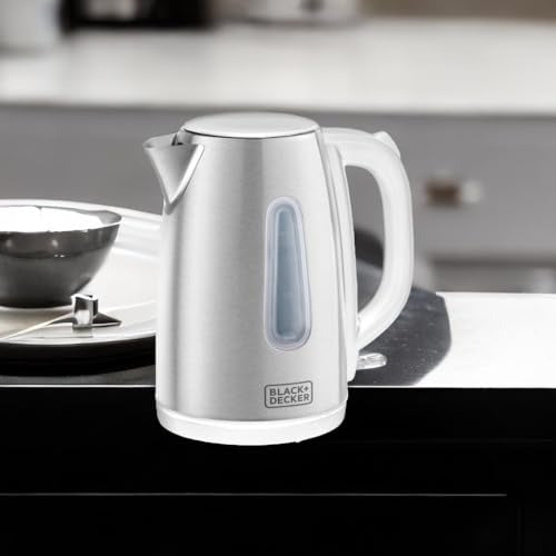 BLACK DECKER 2200W 1.7L Cordless Electric Kettle With Water JC454-B5