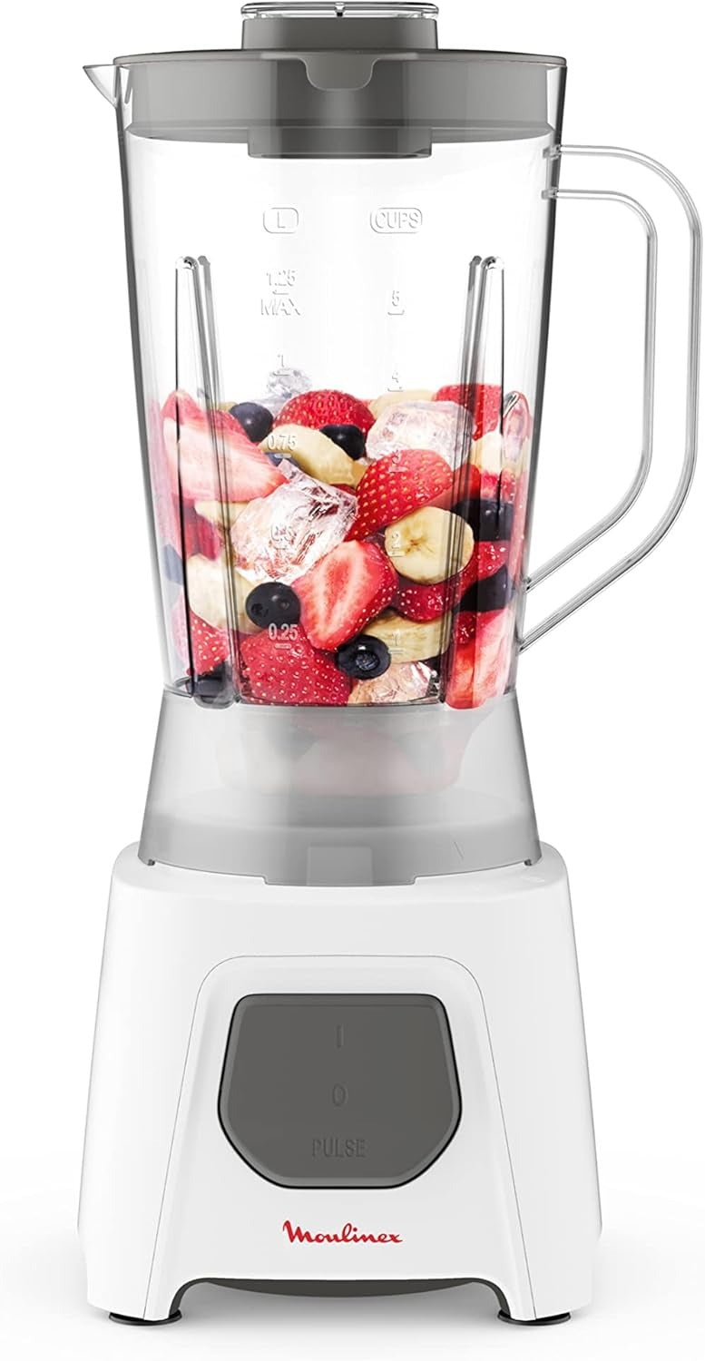Moulinex Blendeo Countertop Blender- 1.5 Liters- 450 Watt - LM2B3126