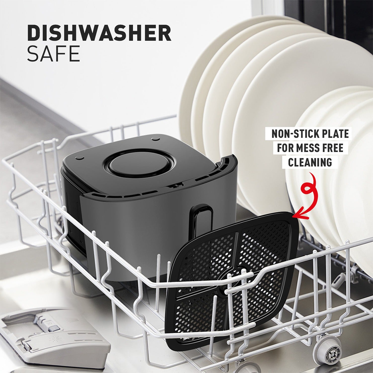 Tefal Air Fryer Easy Fry Max - 5 Liters- 1600W - Black- EG2458EG