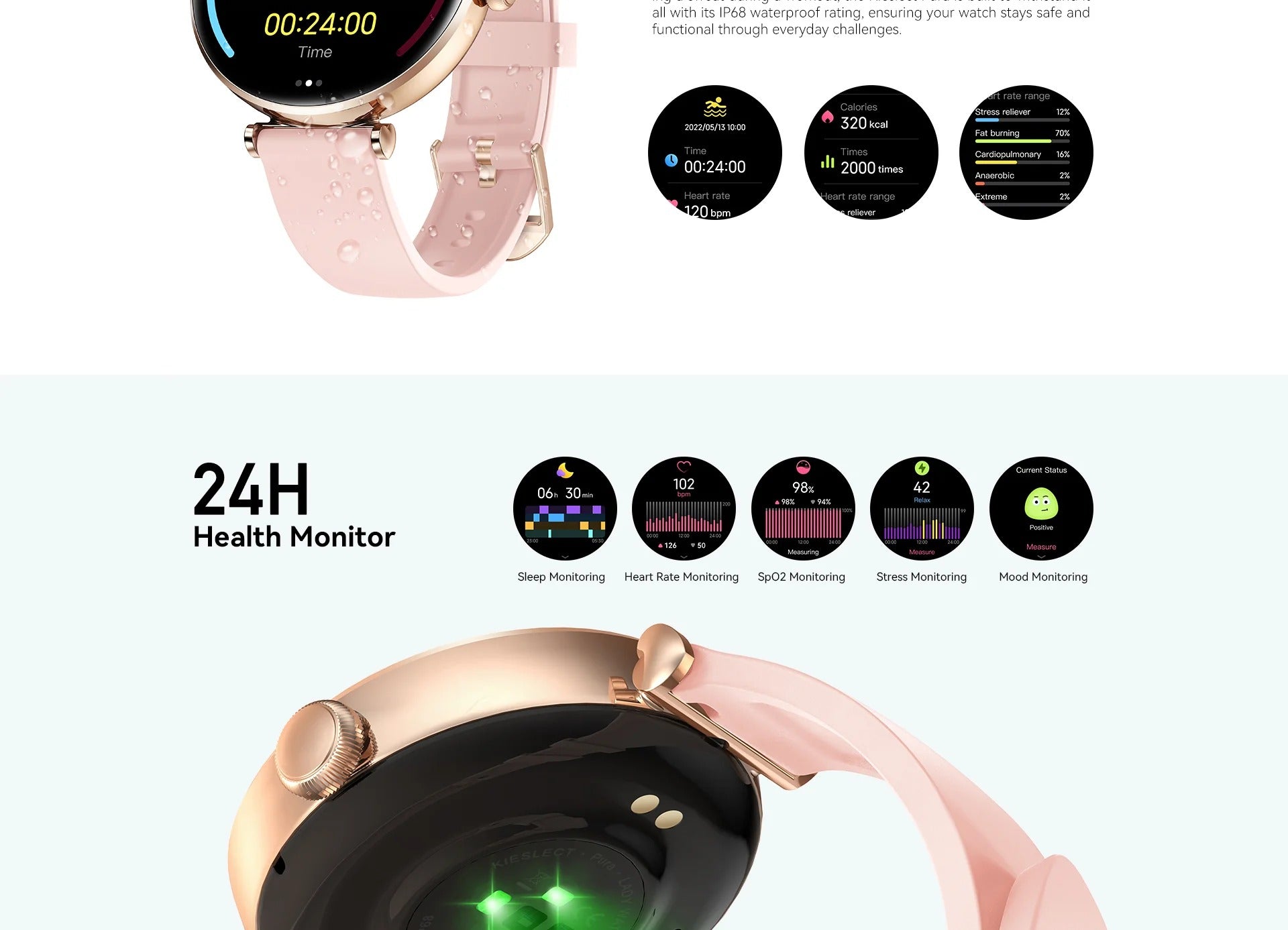 Kieslect Lady Watch Pura - Gold