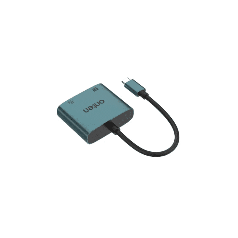 Onten Hub 2*1Type C To HDMI 4K Adapter with RJ45100MOTNUC288