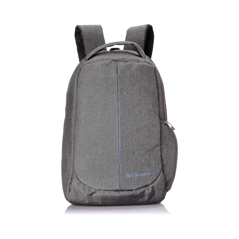 Lavvento Discovery Laptop Anti-Theft Backpack fit up to 15.6 Laptops Made by High Quality Nylon Material with Padded Laptop Compartment - Gray