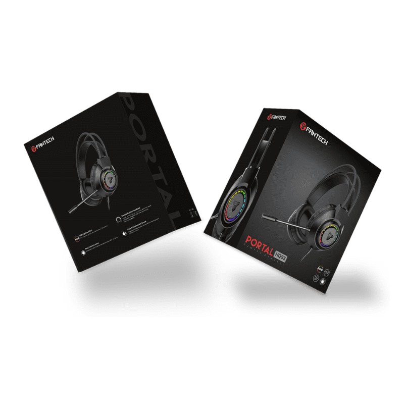 Fantech PORTAL HQ55 RGB Gaming Headphone