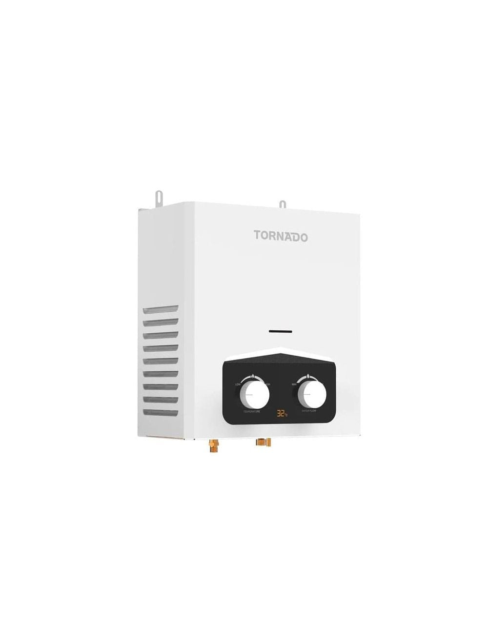 Tornado gas water heater 6 liter without chimney digital natural gas white gh-mp6sn-w