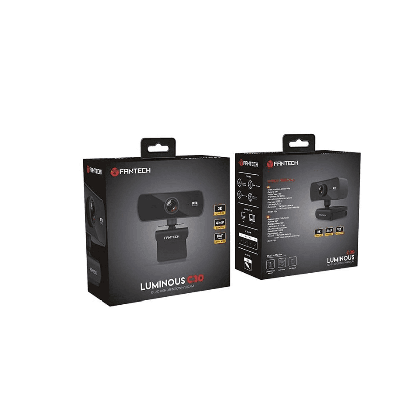 Fantech C30 LUMINOUS Quad HD 2K Webcam With Built-In Microphone