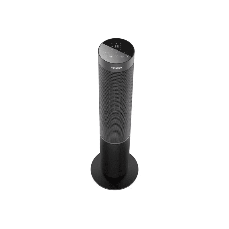 Tornado Ceramic Heater - 2000W- 16 Meter Remote- Black - TPH-2000DF