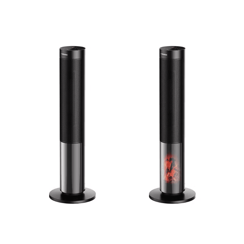 Tornado Ceramic Heater - 2000W- 16 Meter Remote- Black - TPH-2000DF
