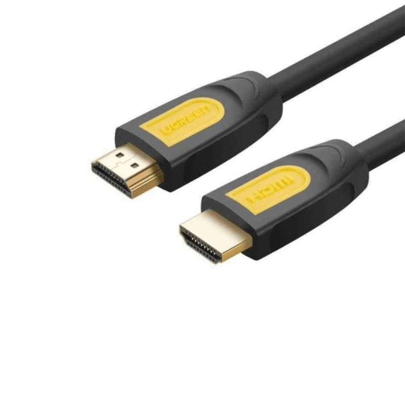 UGREEN HDMI 4K Round Cable - 2M- Yellow & Black- 10129
