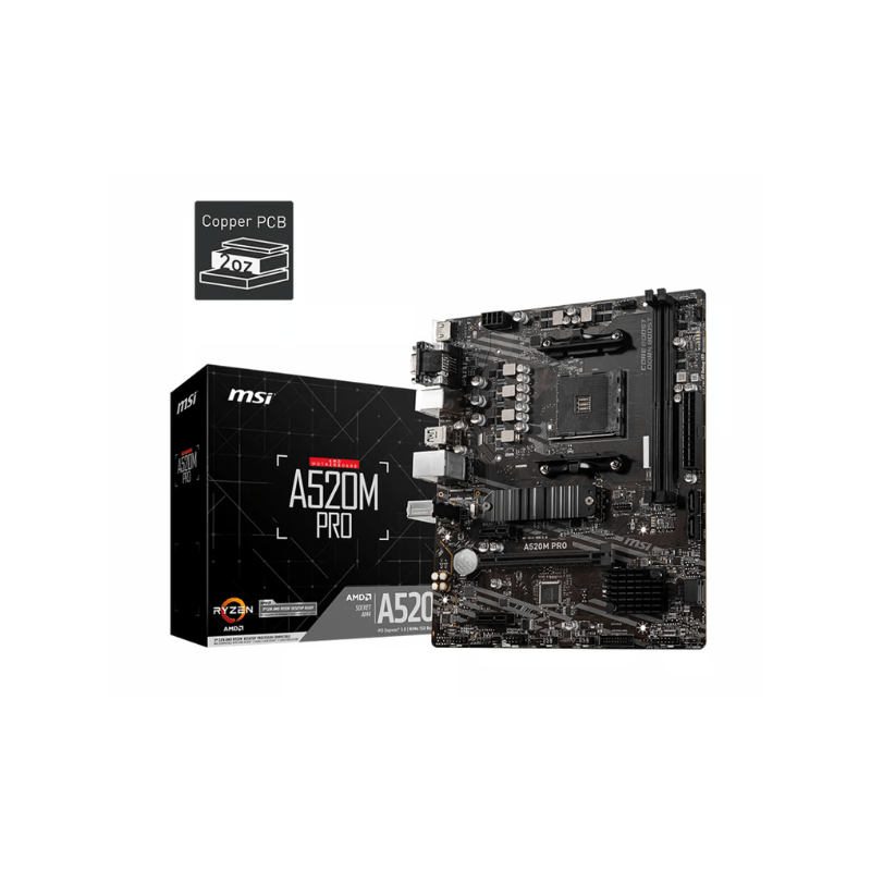 MSI A520M-A PRO Motherboard MSI A520M-A PRO Motherboard