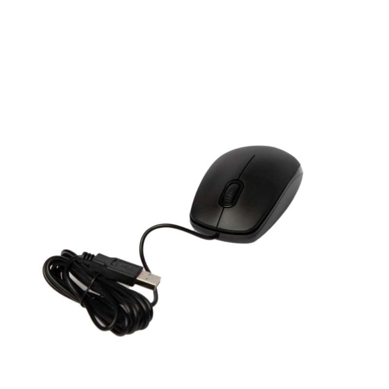 2B - Business Series Wired Mouse Blue track in Black Box And Serial Number And 2M Shielded Cable