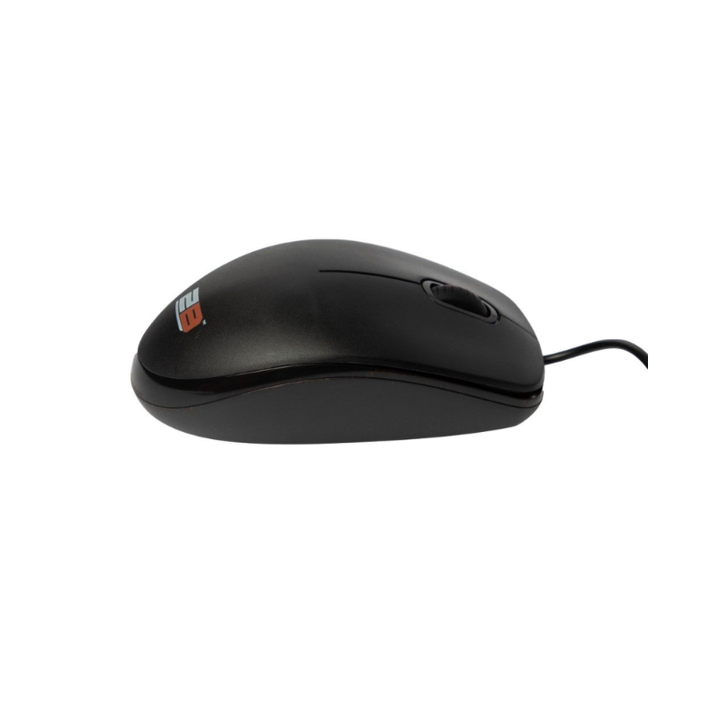 2B - Business Series Wired Mouse Blue track in Black Box And Serial Number And 2M Shielded Cable