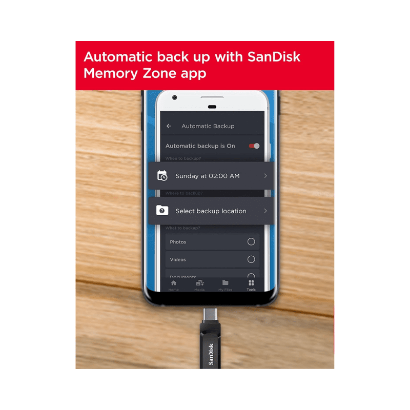 محرك أقراص فلاش SanDisk Ultra Dual Drive Go USB Type C بسعة 32 جيجابايت