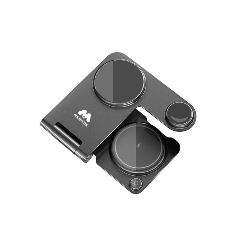 Majentik Wireless Charging Station 3-in-1 - 15W Fast- MW-14