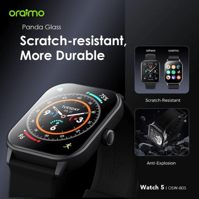 Oraimo Watch 5 - OSW-805 Smart- 2.01 Inch