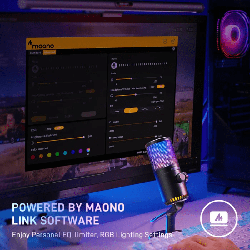 Microphone Maono DM30RGB