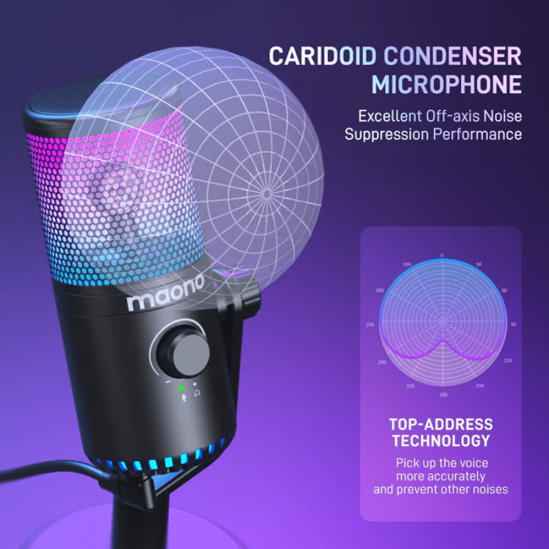 Microphone Maono DM30RGB