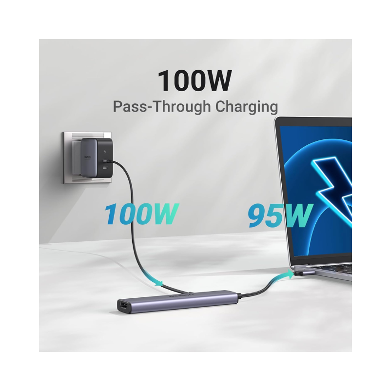 HUB ADAPTER MULTIFUNCTION HDMI USB-C 5-IN-1 CM478-15495 UGREEN
