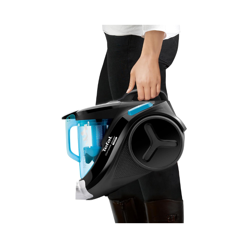Tefal Compact Power Bagless Vacuum Cleaner- 750 Watt- Turquoise - TW3751EG