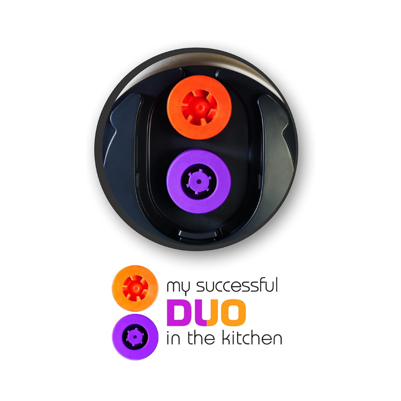 Moulinex Double Force Food Processor- 1000 Watt-34 Functions- Black - FP824825