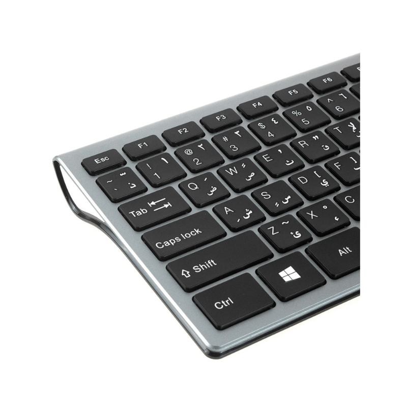 Business Series Wireless Combo Keyboard and Mouse Dark gray Black