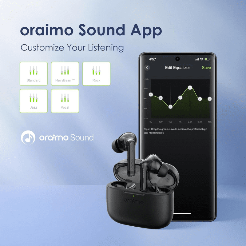 Oraimo Freepods Lite Earbuds - OTW-330- Black