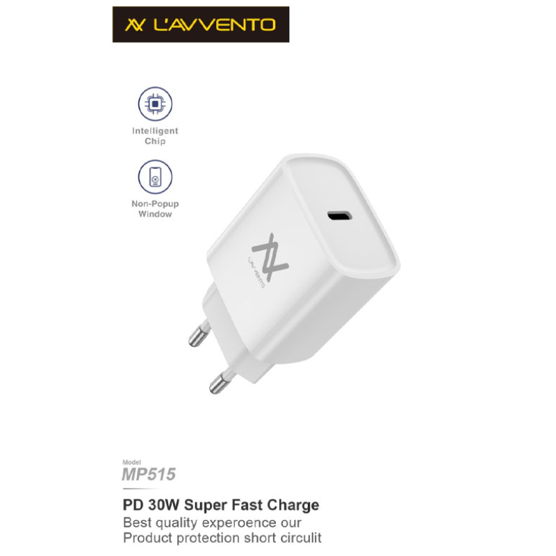 L'avvento Home Charger PD 30W-White
