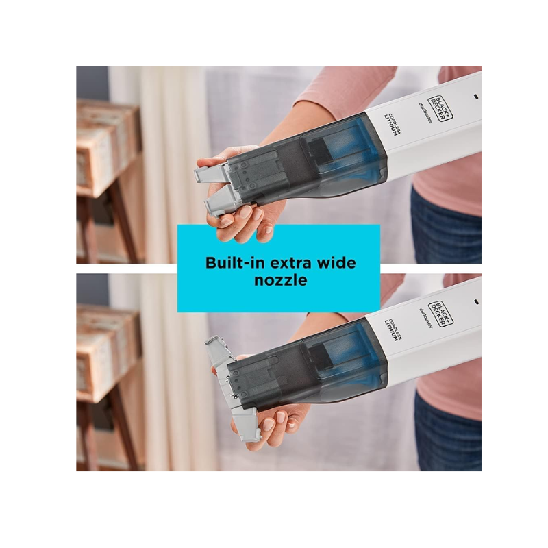 Black + Decker 1700W 12v CordlessSlim Dustbuster Hand Vacuum HLVC315J11-GB
