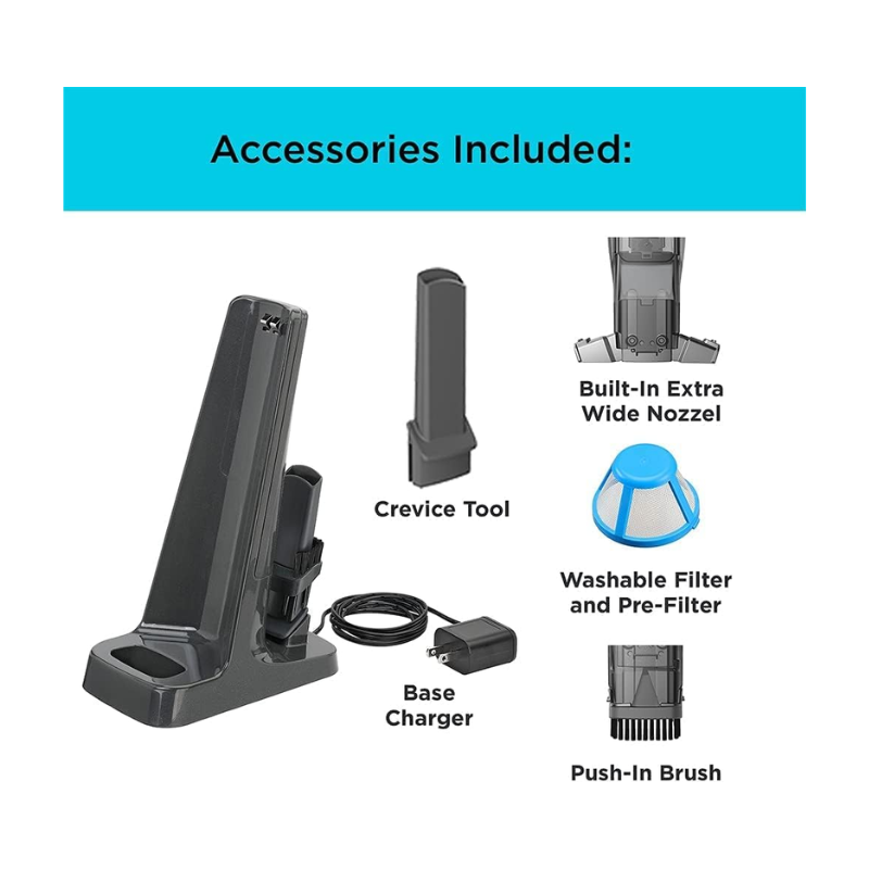 Black + Decker 1700W 12v CordlessSlim Dustbuster Hand Vacuum HLVC315J11-GB