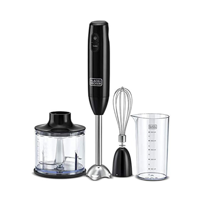 Black & Decker 3‑in‑1 Hand Blender HB600B‑5 – 600 W