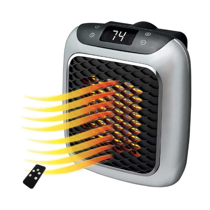 Electric Heater Handy Wonder 180° Rotating Heater 800W with Remote Control