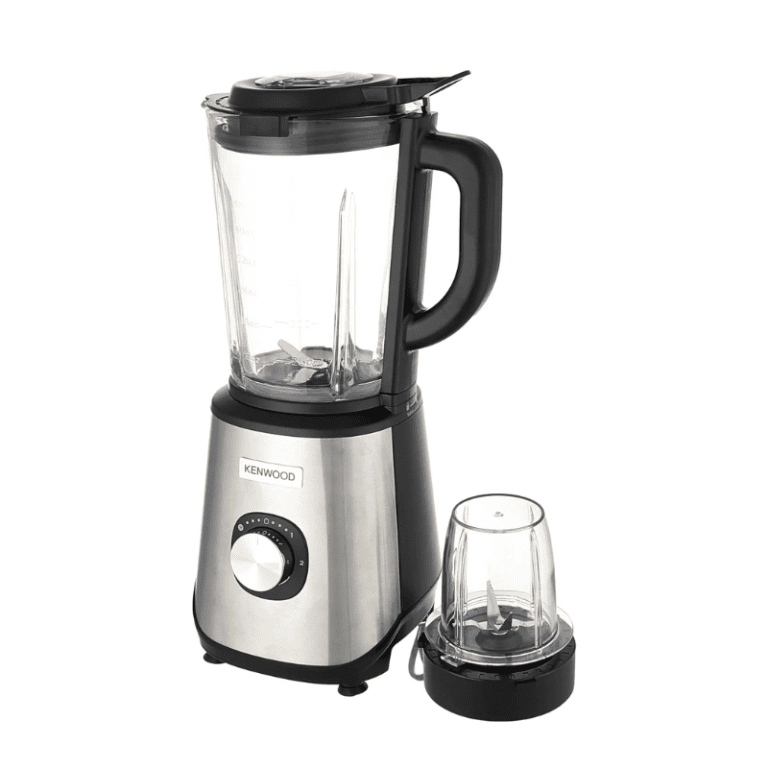 Kenwood Glass Countertop Blender with 2 Mills, 1000W, 2 Liters Blm45.720Ss